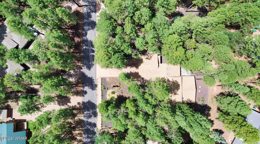 Aerial View Top of Home