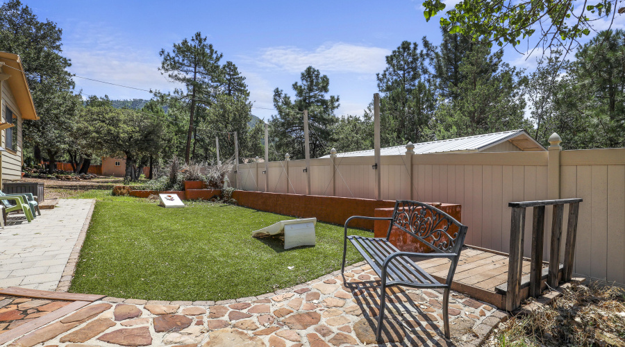 Backyard Entertainment Area