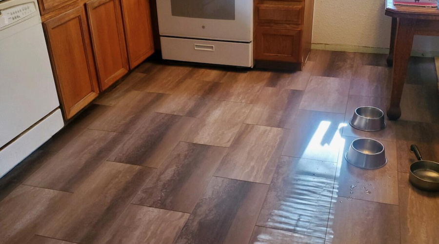 New kitchen flooring