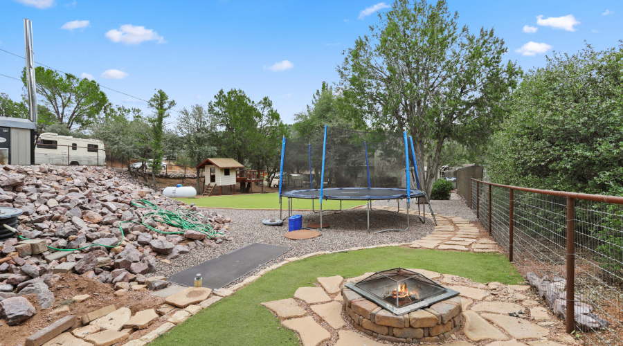 Yard with Firepit