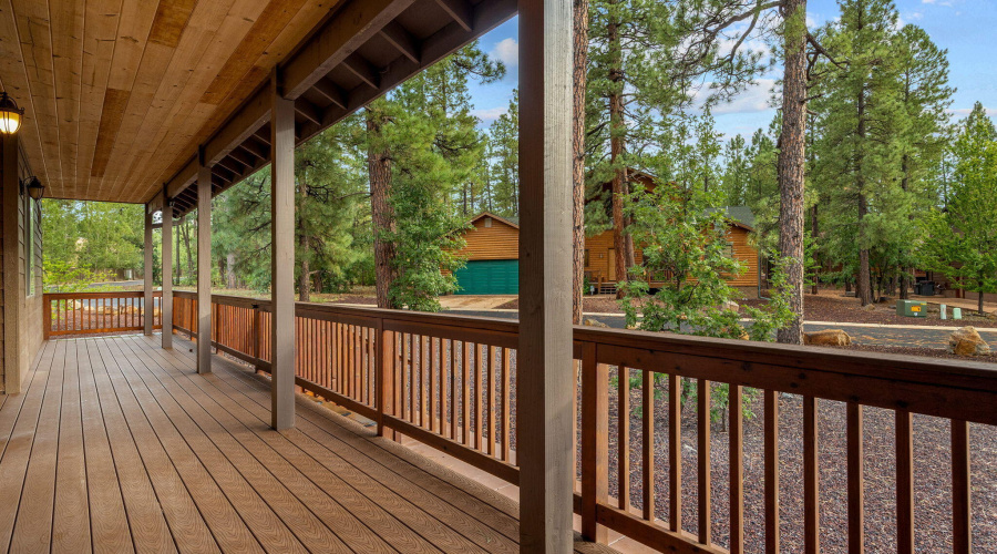 Covered front porch