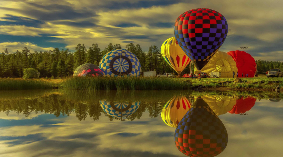 photo pinetop balloons festival 2020