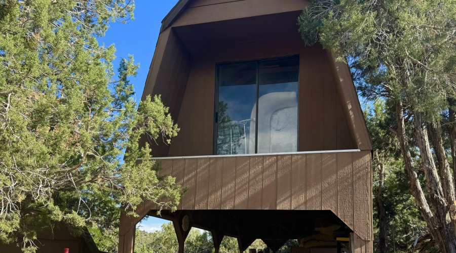 covd carport storage above