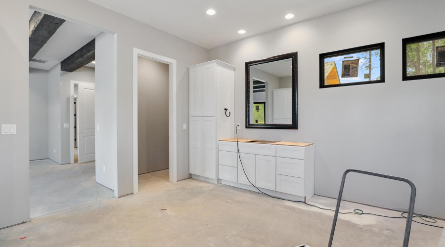 Dual Vanities and Linen Closets in Prima