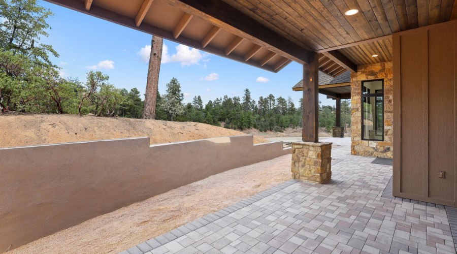 Pavered Patio off Master Bedroom