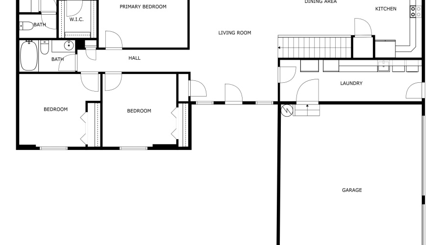 Floor plan upstairs