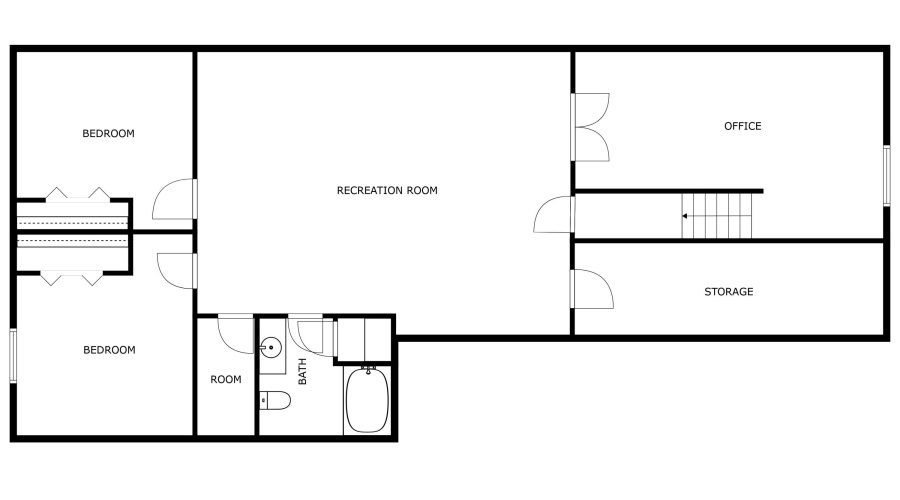 Floor plan downstairs