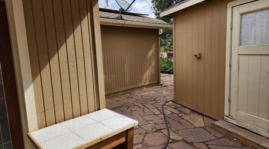 Looking Toward the Garage