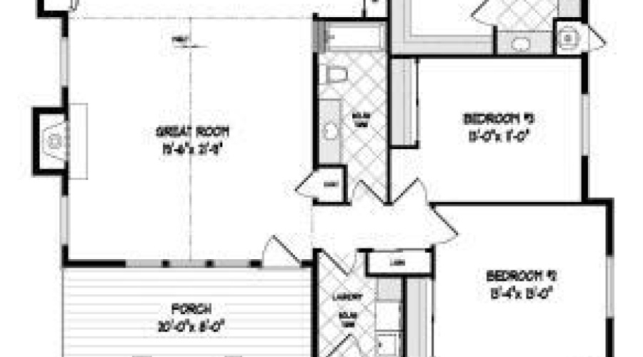 1868 Skinny Floor Plan