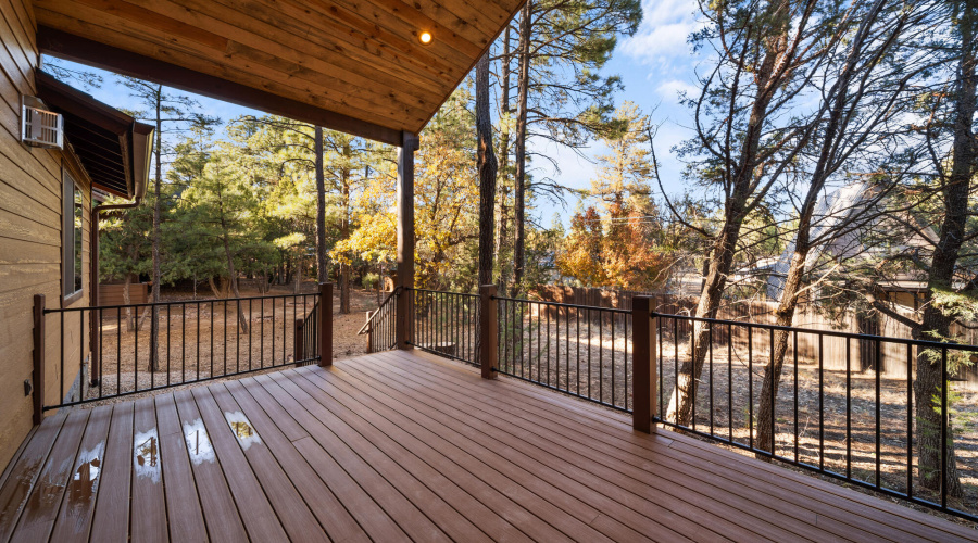 Covered Back Deck