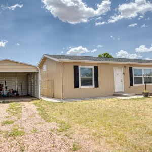 Front with carport