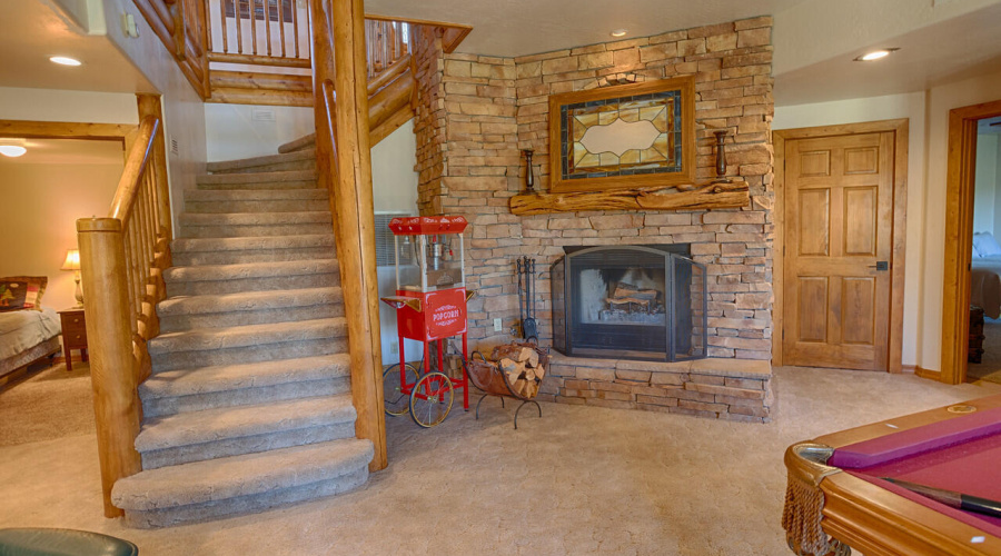 Game Room Fireplace