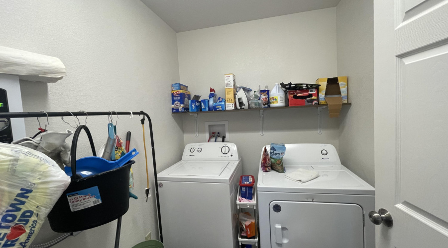 Convenient laundry/utility room