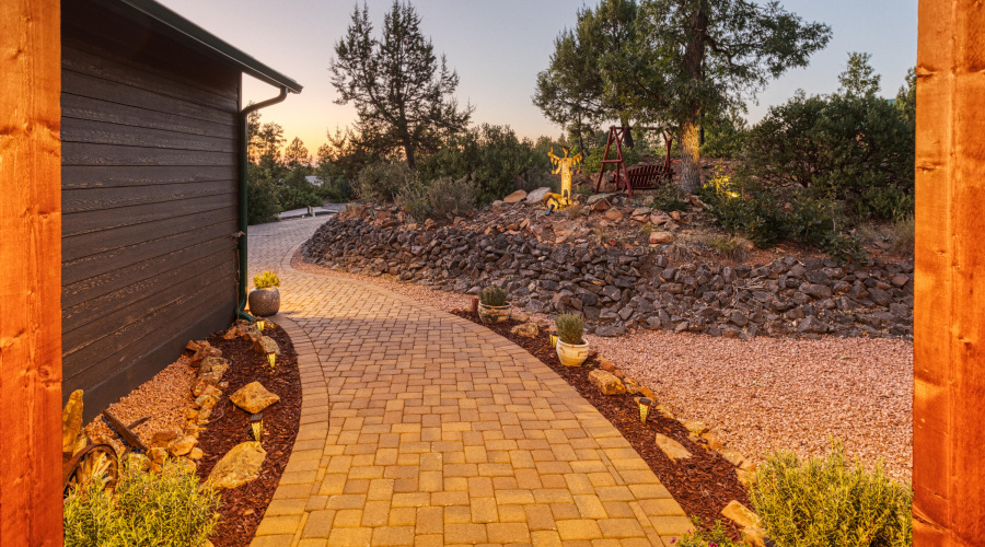 Welcoming entrance for guests