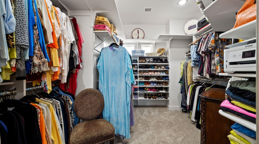 Oversized Walk-In Closet