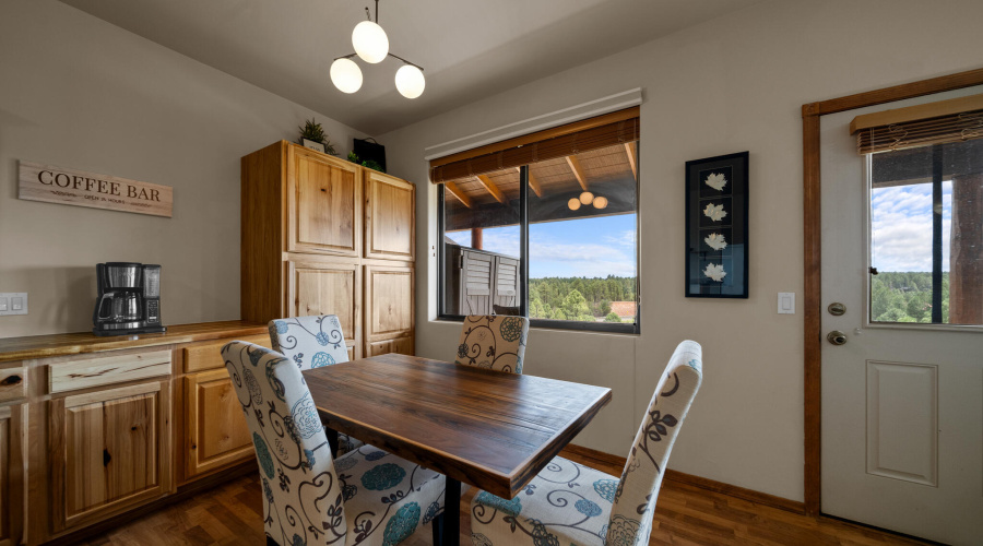 Dining Room with Brand New Cabinets