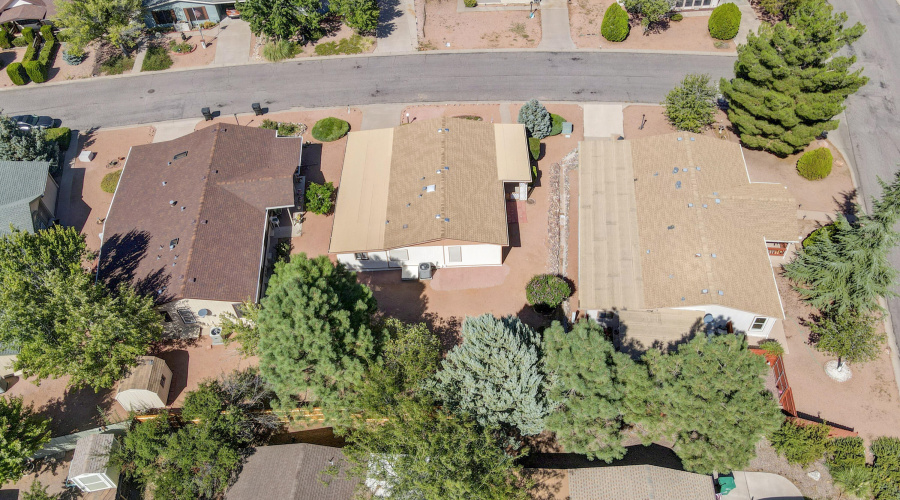 Aerial Above House