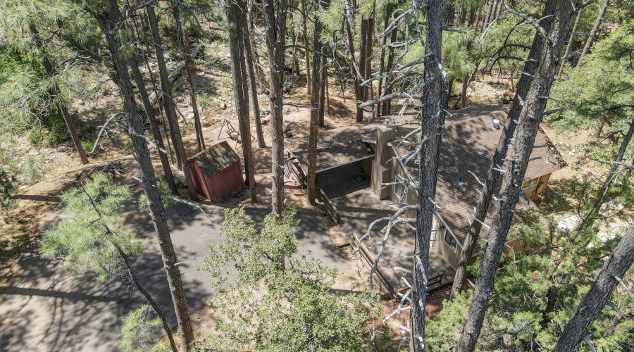 Drone View over cabin