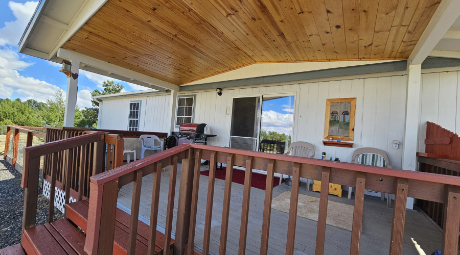 Covered Back Deck