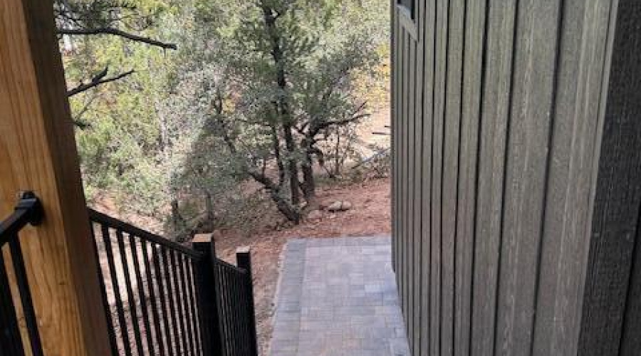 Stairs off Back Deck