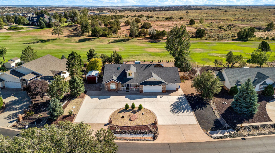 Aerial of front