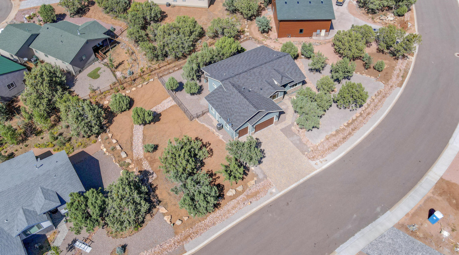 Aerial Above House