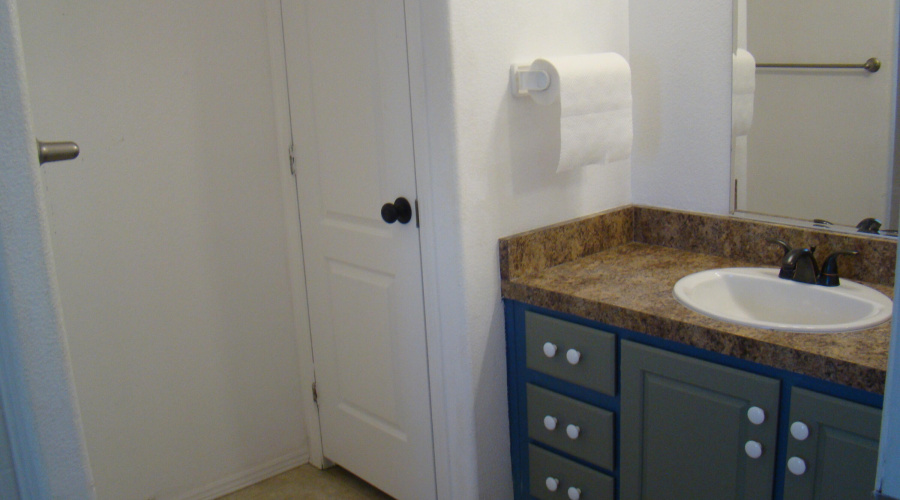 Sink Master bath storage