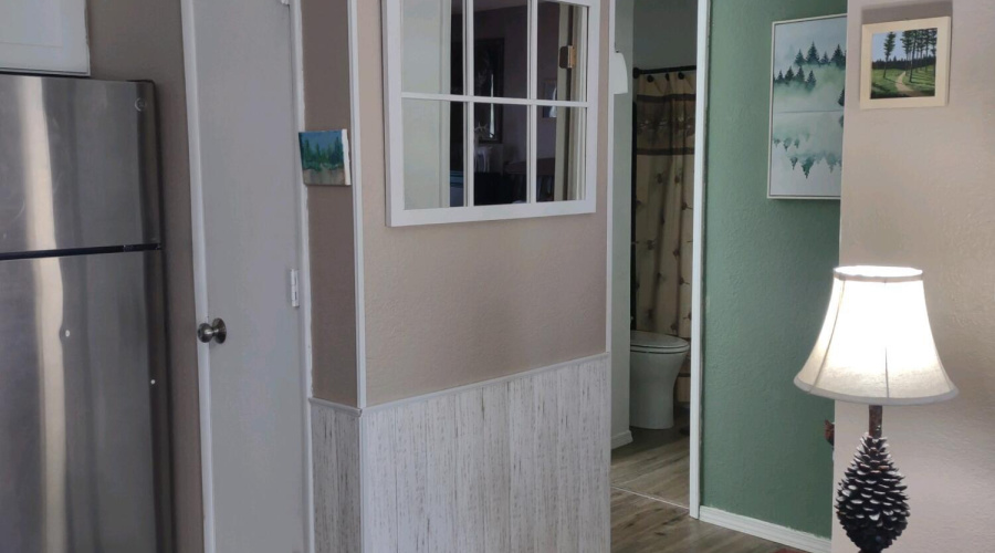 Hallway and pantry closet