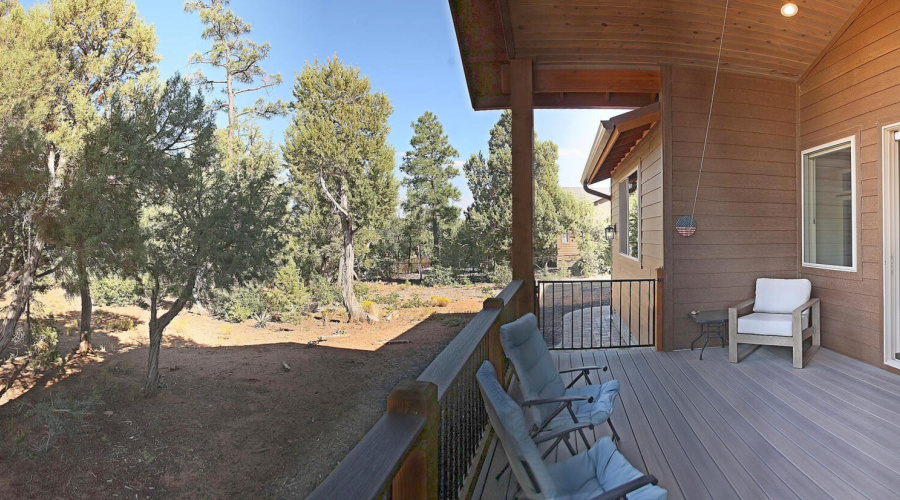 Covered Back Deck