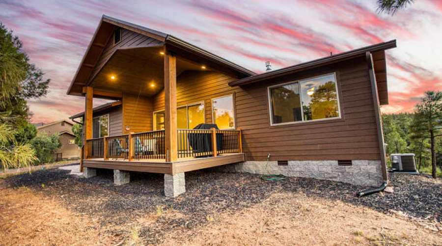 Back Deck at Sunset