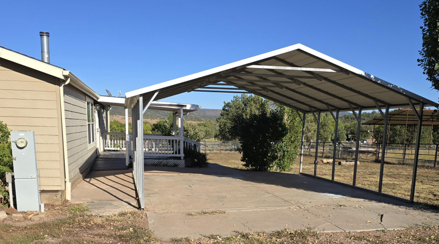 Carport & Back Porch