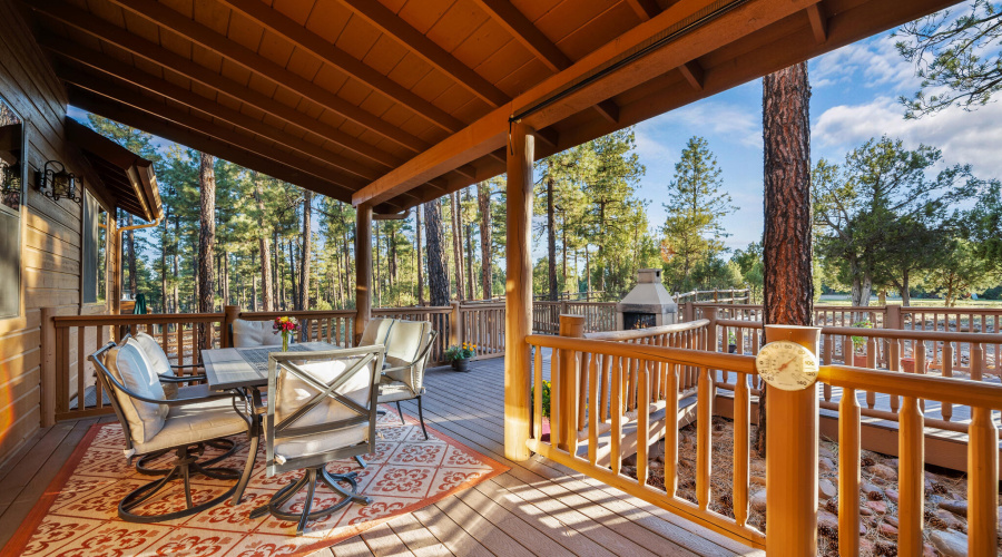 Covered Back Deck