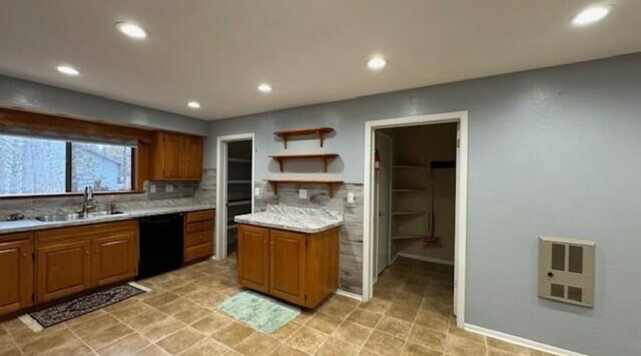 kitchen view pantry side