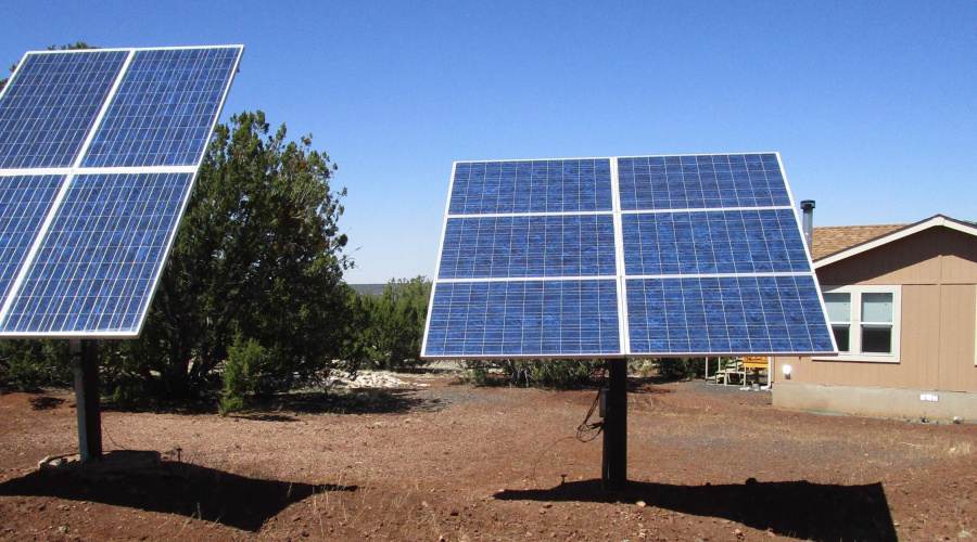 Solar Panels South view of home