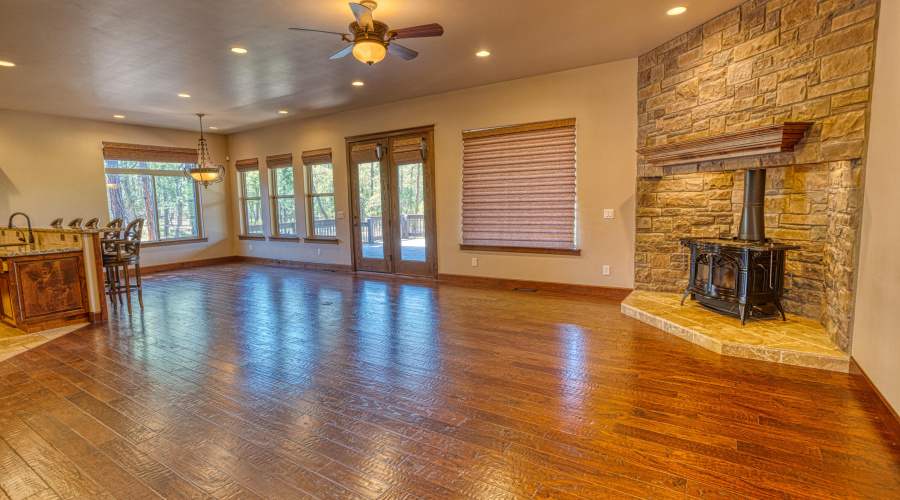 Great Room into Dining Area