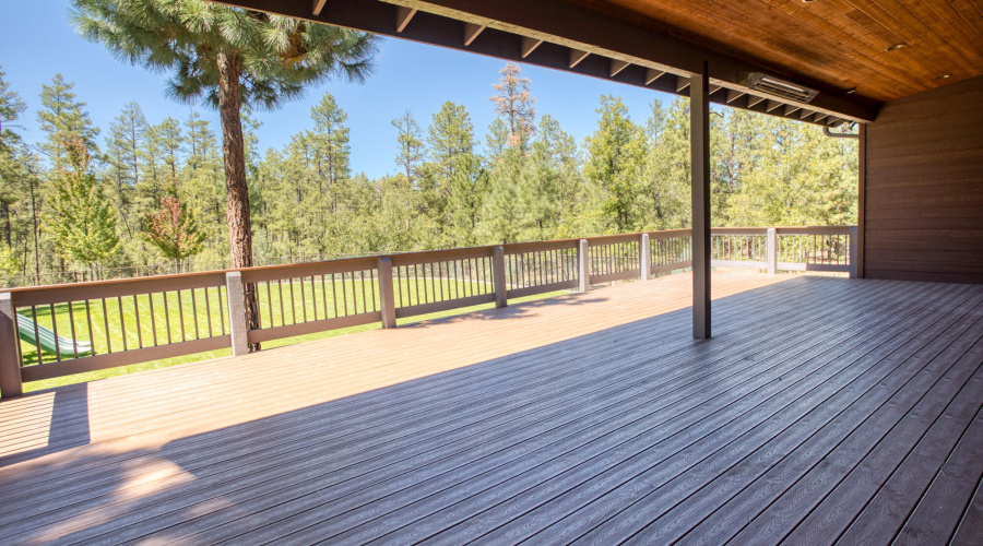 Covered Back Deck