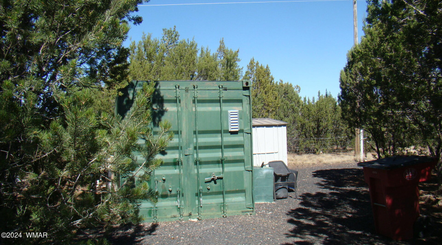 Shipping container storage