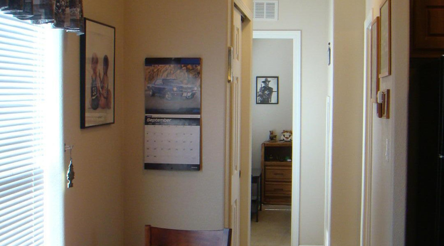 Dining area hallway