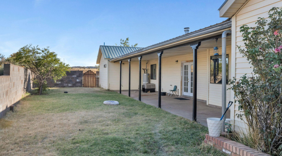 Rear porch