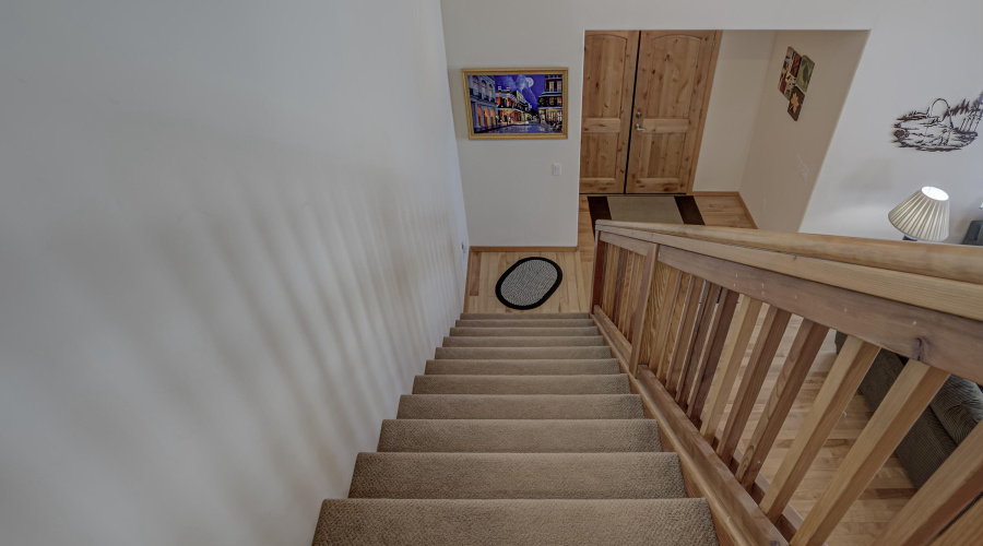 Stairs to second floor