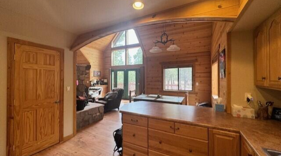 kitchen with pantry