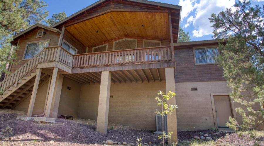 Elevated Back Deck