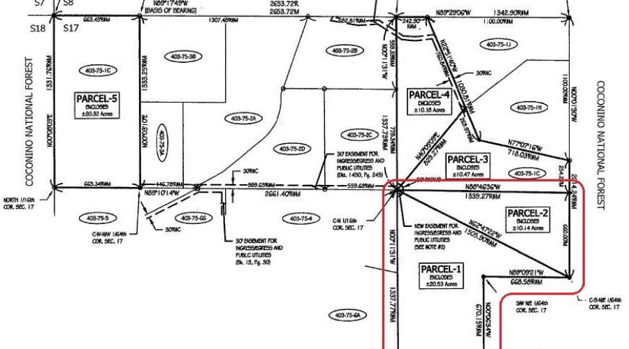 2 Parcels Map - Brueck (Rotated) 05-03-2