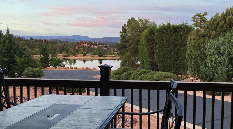 20B_Patio Pond Evening Sky