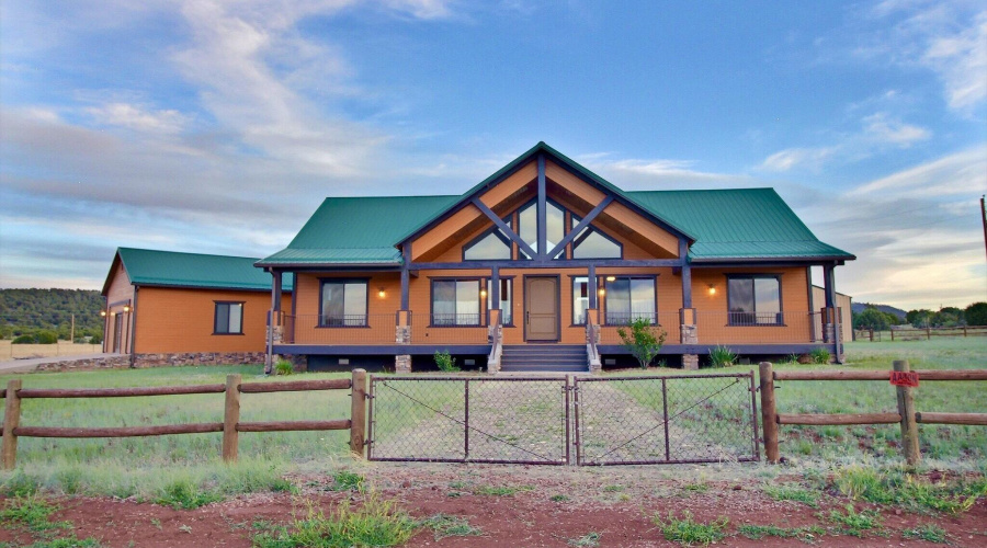 Fenced and gated home