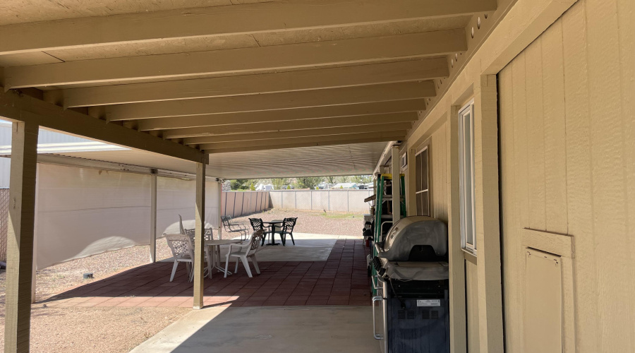 Covered patio