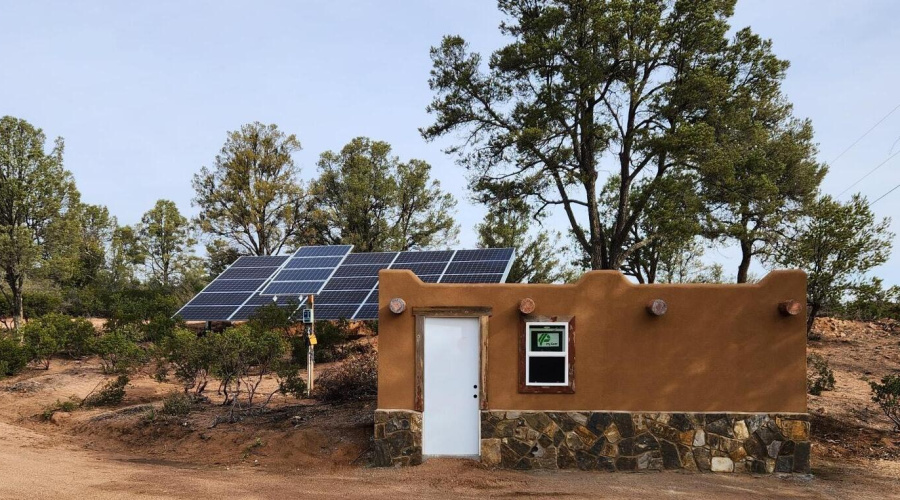 pump house and solar