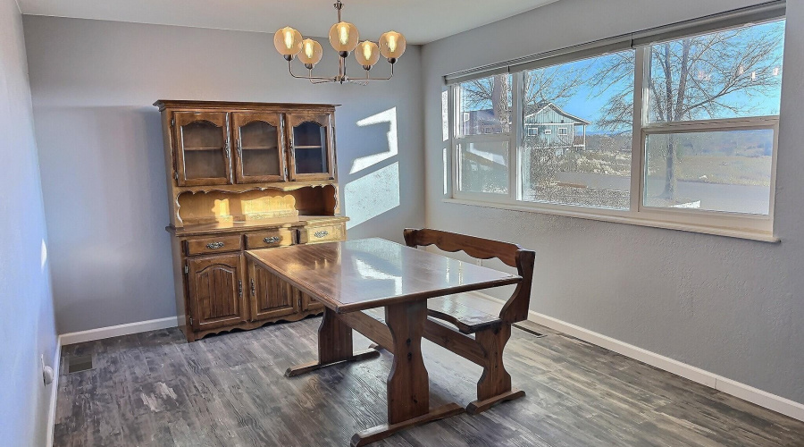 Formal dining area of the Living Room