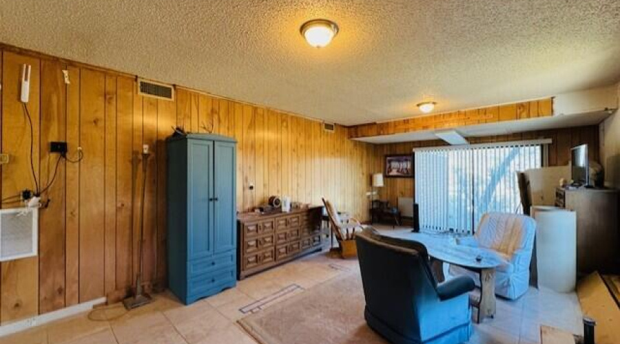 basement bedroom area