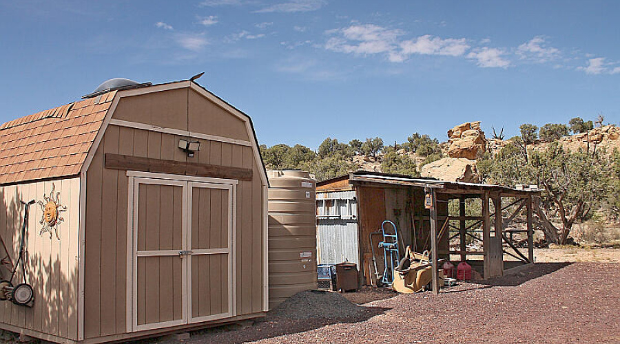 Shed & Water Tank